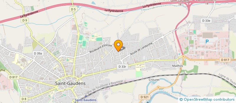 localisation de l'entreprise MONSIEUR NICOLAS SABOULARD  SAINT-GAUDENS