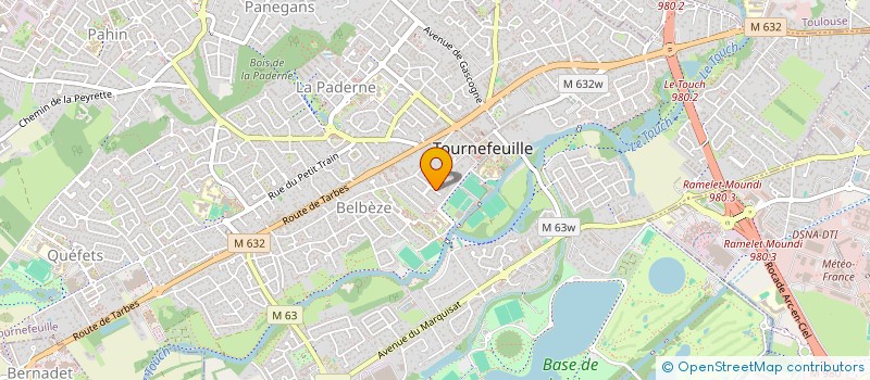 localisation de l'entreprise MONSIEUR NICOLAS SABROUX  TOURNEFEUILLE