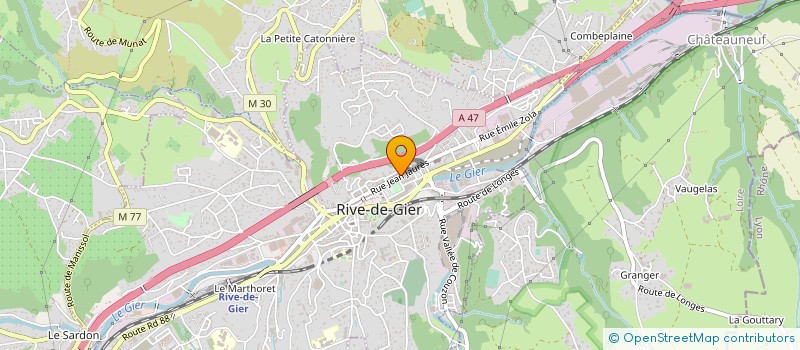 localisation de l'entreprise MONSIEUR NICOLAS SAGNARD  RIVE-DE-GIER