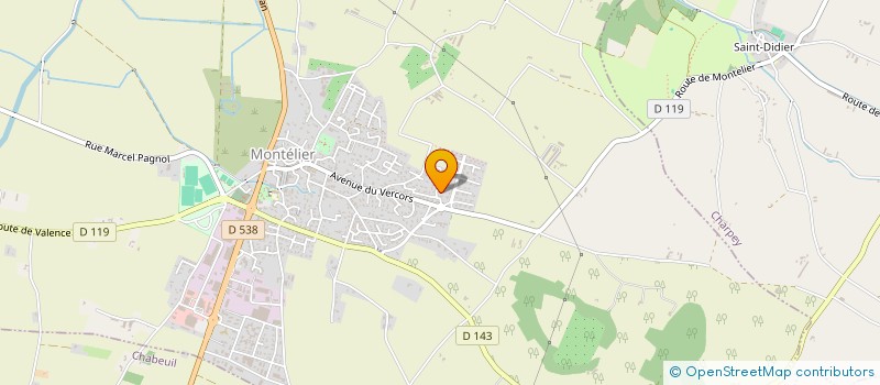 localisation de l'entreprise MONSIEUR NICOLAS SAHUC  MONTELIER