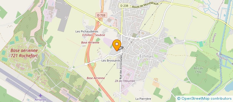 localisation de l'entreprise MONSIEUR NICOLAS SAINT-LANNE  ECHILLAIS