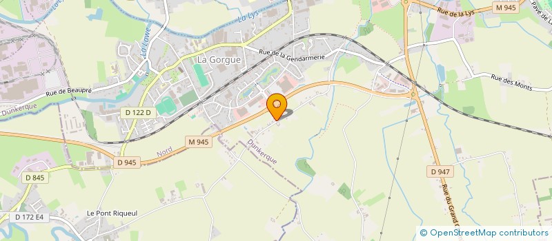 localisation de l'entreprise MONSIEUR NICOLAS SAINT-LEGER  LA GORGUE