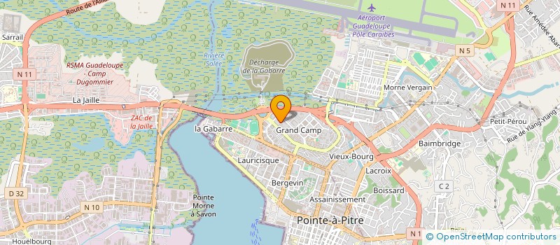 localisation de l'entreprise MONSIEUR NICOLAS SAINT-LOUIS à LES ABYMES