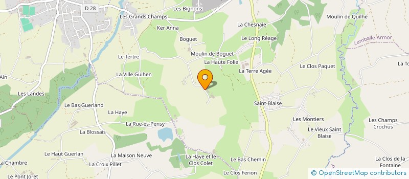 localisation de l'entreprise MONSIEUR NICOLAS SAINTILAN à QUESSOY