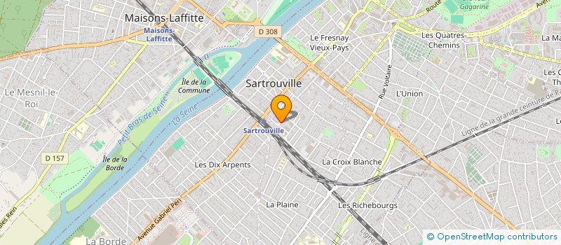 localisation de l'entreprise MONSIEUR NICOLAS SALADIAK  SARTROUVILLE