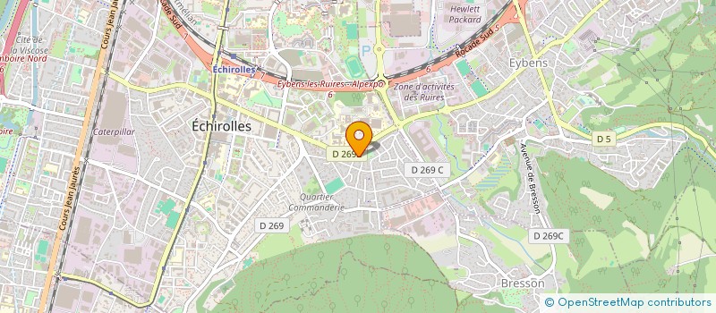 localisation de l'entreprise MONSIEUR NICOLAS SALENC  ECHIROLLES