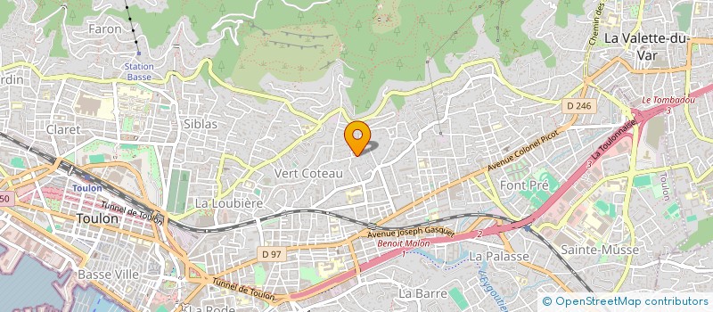 localisation de l'entreprise MONSIEUR NICOLAS SALERNO  TOULON