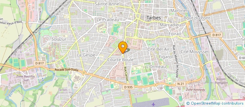 localisation de l'entreprise MONSIEUR NICOLAS SALLABERRY  TARBES