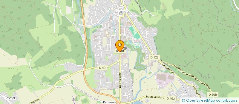 localisation de l'entreprise MONSIEUR NICOLAS SALLET  LAGNIEU