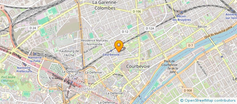localisation de l'entreprise MONSIEUR NICOLAS SALMAGNE  COURBEVOIE