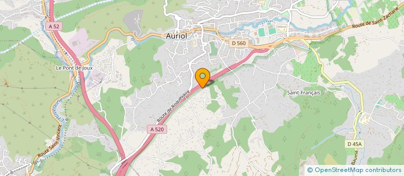 localisation de l'entreprise MONSIEUR NICOLAS SAMAT  AURIOL