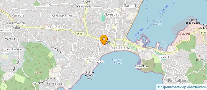 localisation de l'entreprise MONSIEUR NICOLAS SAMMARITANO  TOULON