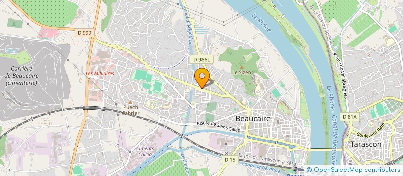 localisation de l'entreprise MONSIEUR NICOLAS SAMMUT  BEAUCAIRE