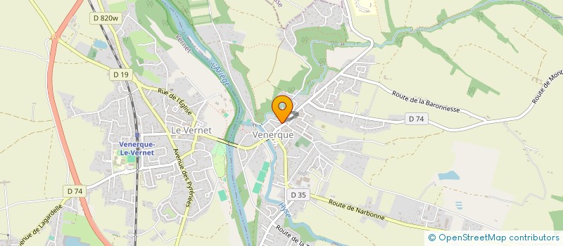 localisation de l'entreprise MONSIEUR NICOLAS SANCHEZ à VENERQUE