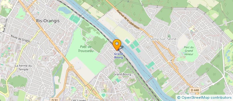 localisation de l'entreprise MONSIEUR NICOLAS SANCHEZ  RIS-ORANGIS