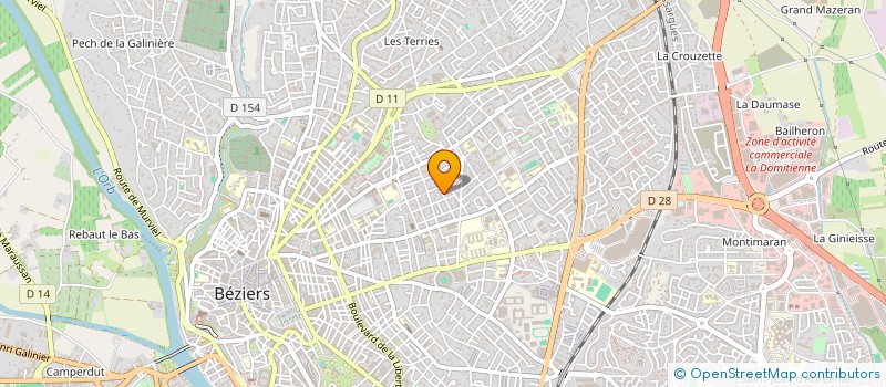 localisation de l'entreprise MONSIEUR NICOLAS SANCHEZ à BEZIERS