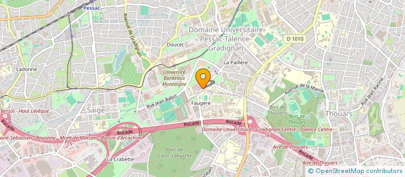 localisation de l'entreprise MONSIEUR NICOLAS SANNA à PESSAC