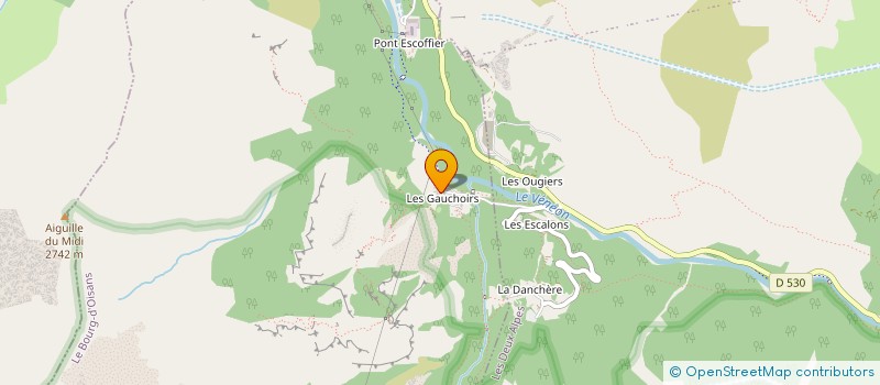 localisation de l'entreprise MONSIEUR NICOLAS SANNAJUST  LES DEUX ALPES