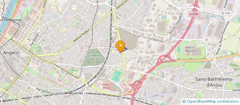 localisation de l'entreprise MONSIEUR NICOLAS SANS à ANGERS