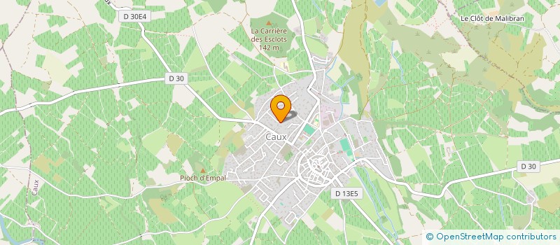 localisation de l'entreprise MONSIEUR NICOLAS SANS  CAUX