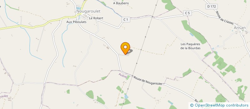 localisation de l'entreprise MONSIEUR NICOLAS SARAGOSA  NOUGAROULET