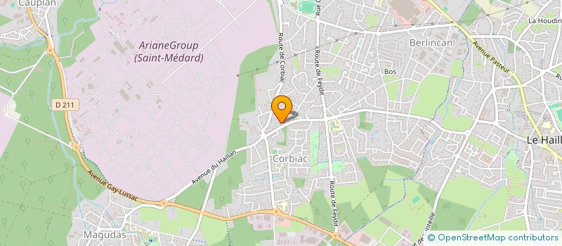 localisation de l'entreprise MONSIEUR NICOLAS SARAH  SAINT-MEDARD-EN-JALLES