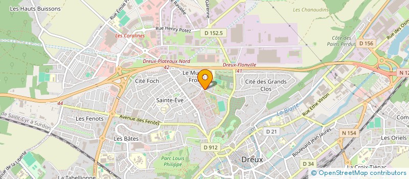 localisation de l'entreprise MONSIEUR NICOLAS SARAZIN à DREUX