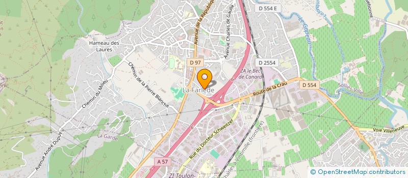 localisation de l'entreprise MONSIEUR NICOLAS SARDO  LA FARLEDE