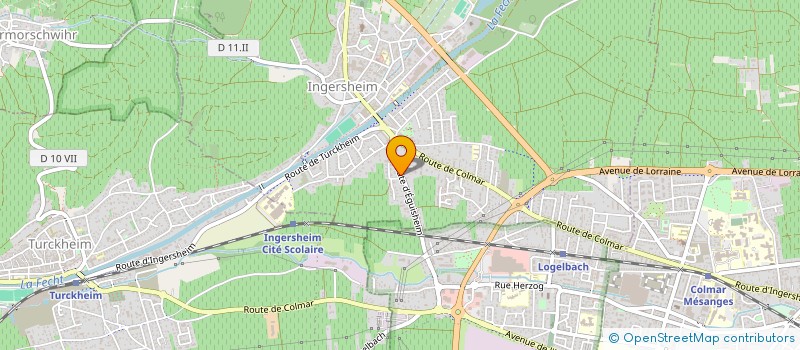 localisation de l'entreprise MONSIEUR NICOLAS SARLANDIE  INGERSHEIM