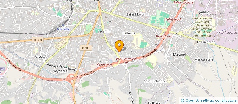 localisation de l'entreprise MONSIEUR NICOLAS SARPY à ALBI