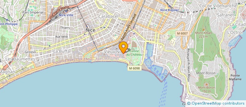 localisation de l'entreprise MONSIEUR NICOLAS SARRACINO à NICE