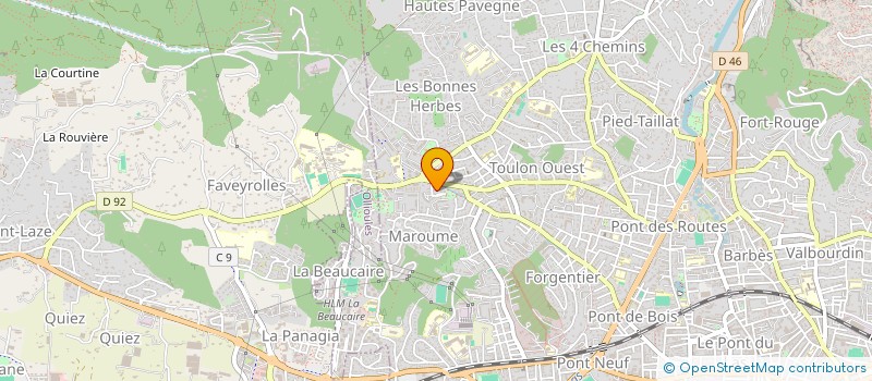 localisation de l'entreprise MONSIEUR NICOLAS SARRAND  TOULON