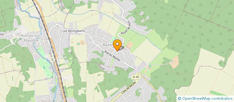 localisation de l'entreprise MONSIEUR NICOLAS SASSIER  BAZEMONT