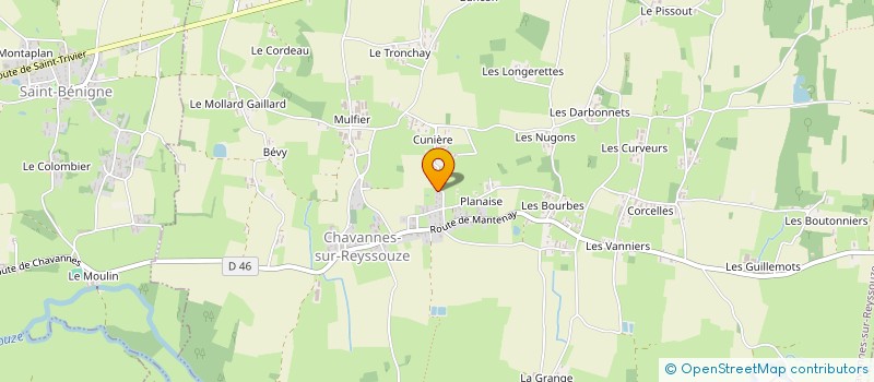 localisation de l'entreprise MONSIEUR NICOLAS SATIN à CHAVANNES-SUR-REYSSOUZE
