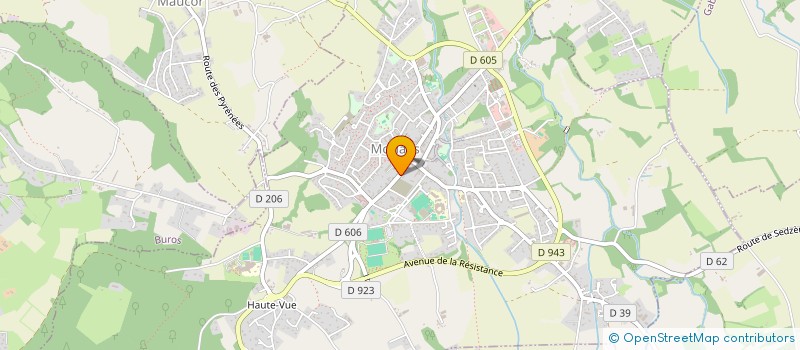 localisation de l'entreprise MONSIEUR NICOLAS SAUBADE  MORLAAS