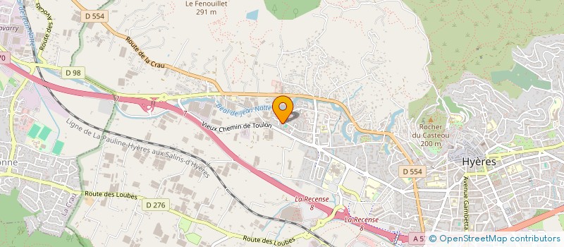 localisation de l'entreprise MONSIEUR NICOLAS SAUBESTY à HYERES