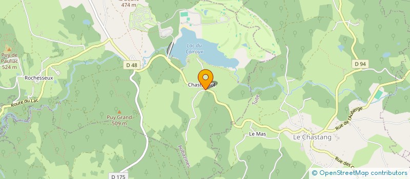 localisation de l'entreprise MONSIEUR NICOLAS SAULE  AUBAZINES