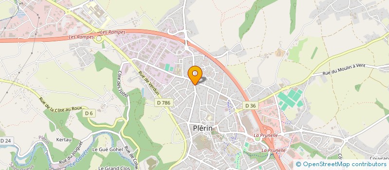 localisation de l'entreprise MONSIEUR NICOLAS SAUMONT  PLERIN