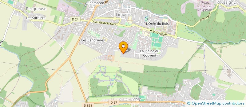 localisation de l'entreprise MONSIEUR NICOLAS SAUNIER à LIMOURS