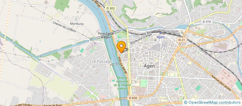 localisation de l'entreprise MONSIEUR NICOLAS SAUSSIEAU à AGEN