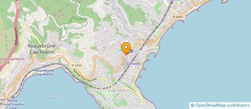 localisation de l'entreprise MONSIEUR NICOLAS SAUSSIER  ROQUEBRUNE-CAP-MARTIN