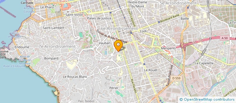 localisation de l'entreprise MONSIEUR NICOLAS SAUTEL  MARSEILLE