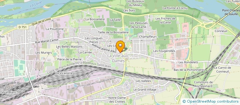 localisation de l'entreprise MONSIEUR NICOLAS SAUVAGE  LA VILLE-AUX-DAMES