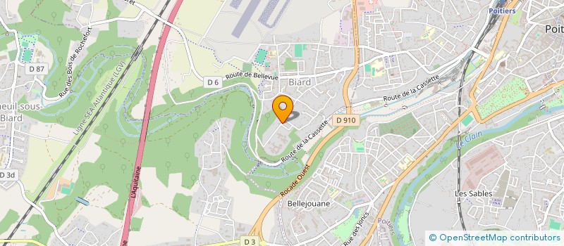 localisation de l'entreprise MONSIEUR NICOLAS SAUVAGE  BIARD