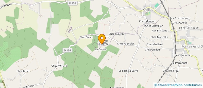 localisation de l'entreprise MONSIEUR NICOLAS SAUVAGET  OZILLAC