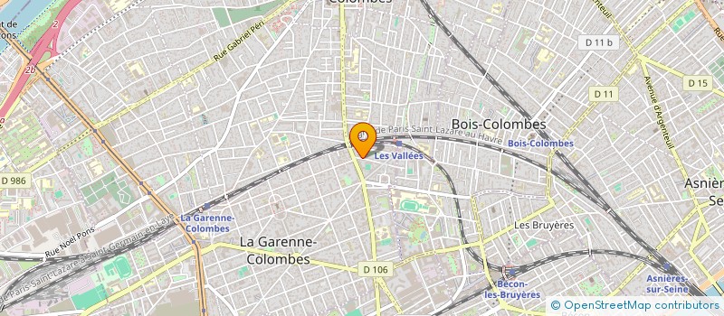 localisation de l'entreprise MONSIEUR NICOLAS SAUVAGET  LA GARENNE-COLOMBES