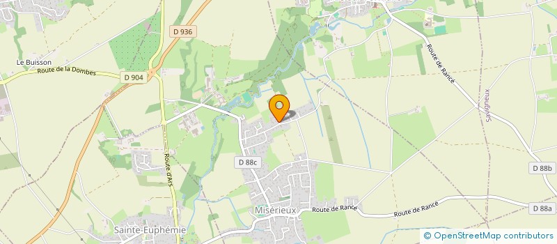 localisation de l'entreprise MONSIEUR NICOLAS SAUZET  SAINT-ETIENNE-SUR-CHALARONNE