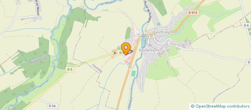 localisation de l'entreprise MONSIEUR NICOLAS SAVARIAU  CEINTREY