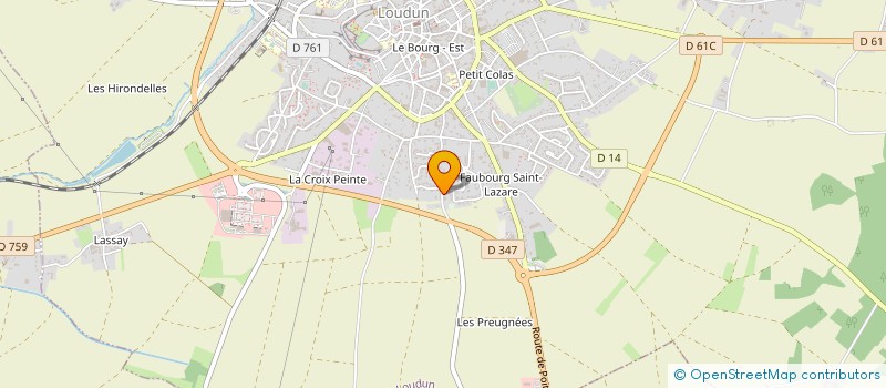 localisation de l'entreprise MONSIEUR NICOLAS SAVIN à LOUDUN