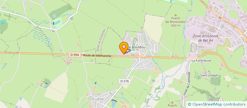 localisation de l'entreprise MONSIEUR NICOLAS SAVY  DRUELLE BALSAC